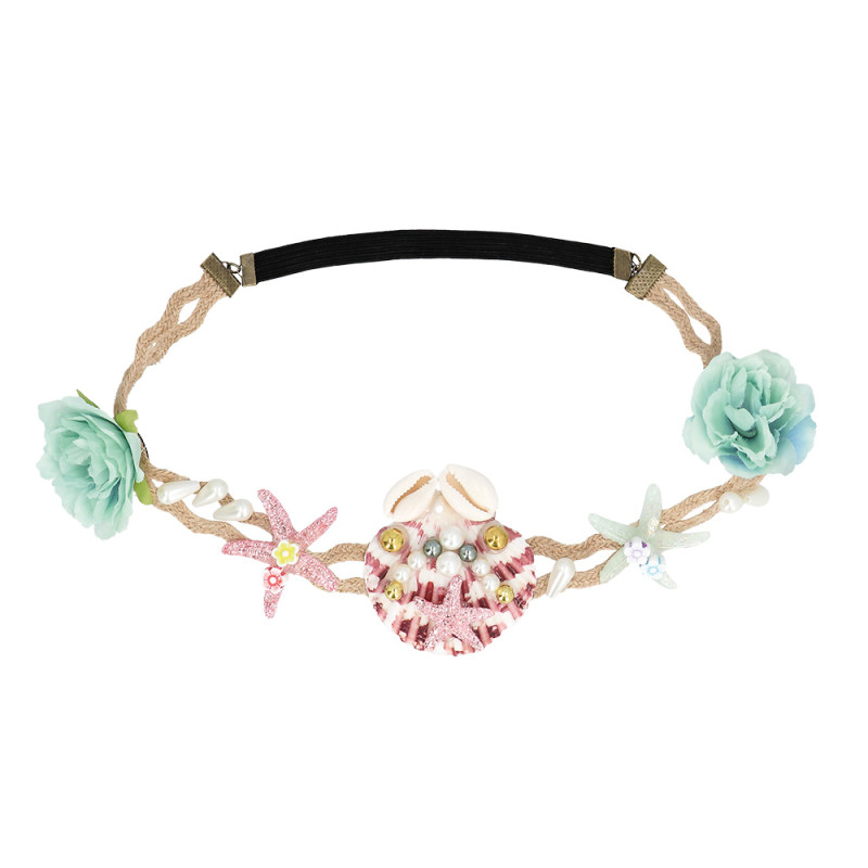 Serre-tête HIPANEMA Femme Avec Coquillages Et Cristaux - Style Bohème - Neuf Avec étiquettes