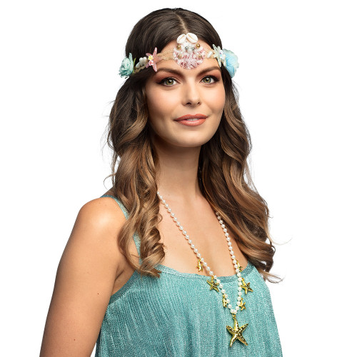 Bandeau, serre tête sirène avec coquillage en vente.