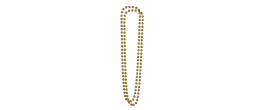 Collier à perles doré disco, cabaret, charleston en vente chez Be Happy