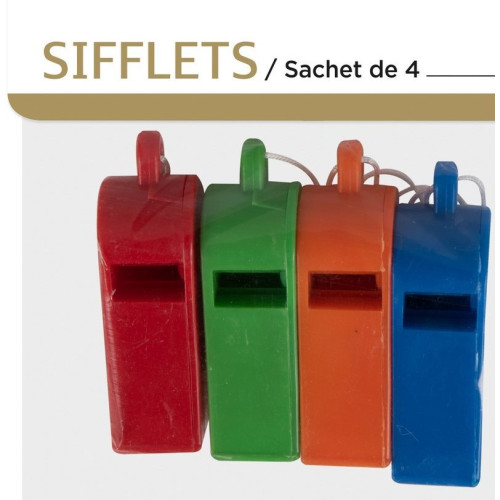 Lot de sifflet fluo en vente à Paris chez Be Happy et en ligne