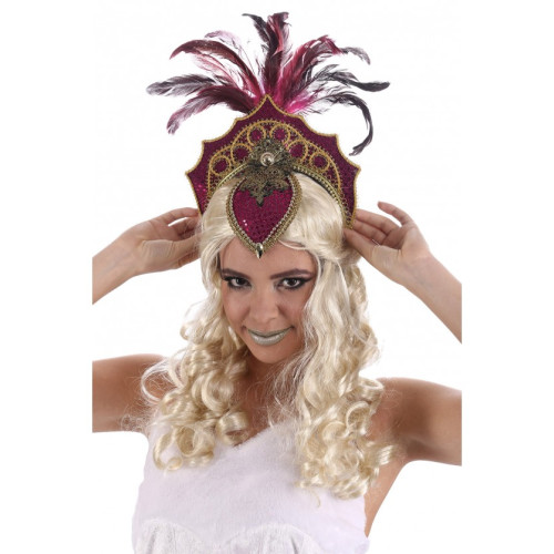 Coiffe carnaval de Bahia fuchsia