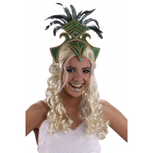 Coiffe carnaval de Bahia vert