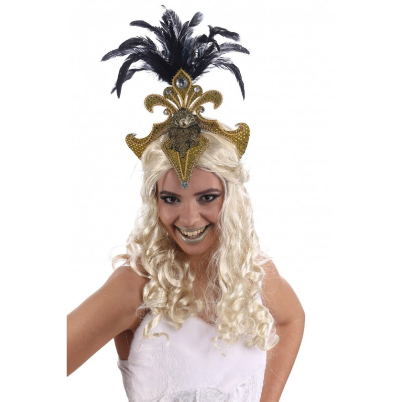 Coiffe carnaval de Bahia doré