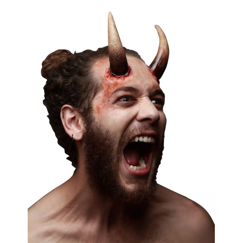 Maquillage FX 2 cornes satanique en latex