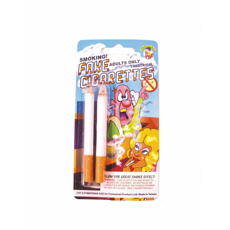Fausse cigarettes fumantes pour théâtre, clip ou pour une fête à thème en vente.