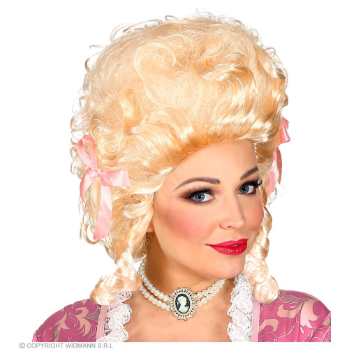 Perruque marquise coloniale blonde