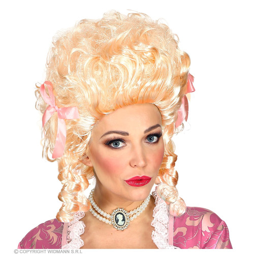 Perruque marquise coloniale blonde