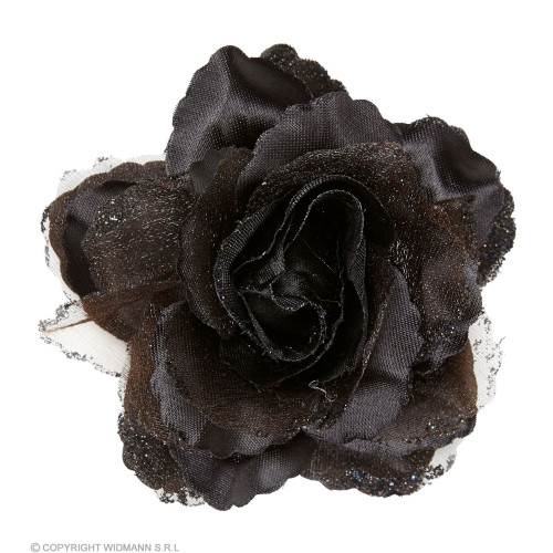 Rose noire pour cheveux en vente