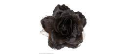 Rose noire pour cheveux en vente