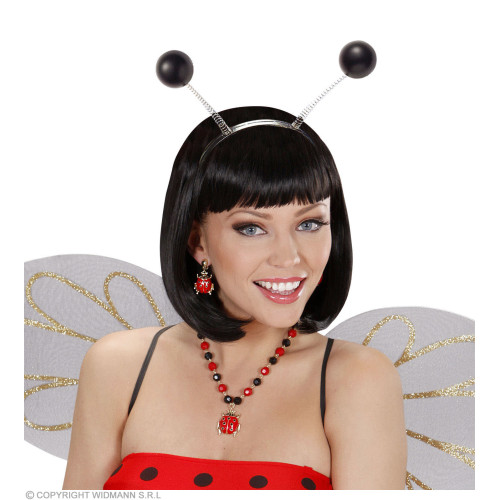 Serre-tête insecte, coccinelle, fourmi avec antennes couleur noire en vente.