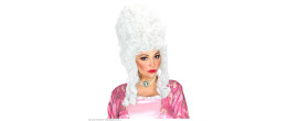 Perruque marquise Versailles Marie Antoinette luxe de 30cm de haut pour femme en vente