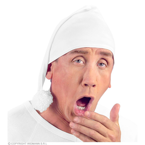 Bonnet de nuit blanc