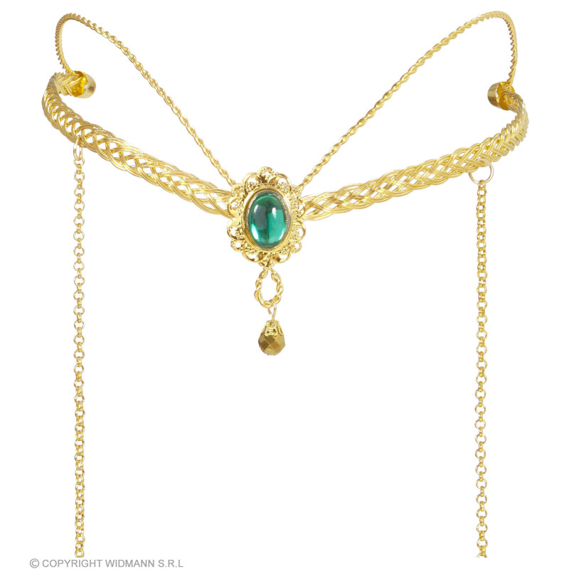 Couronne médiévale, elfique doré