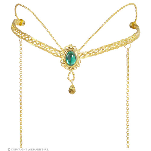 Couronne médiévale, elfique doré