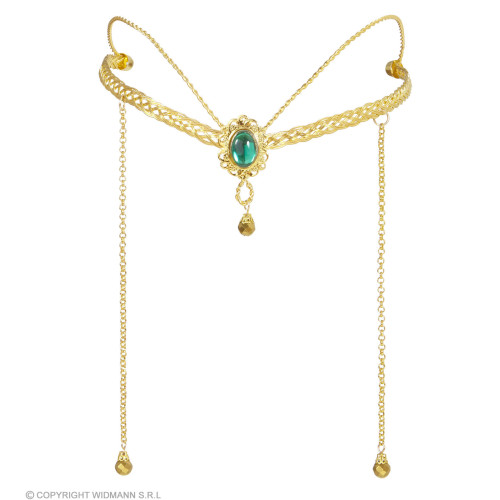 Couronne médiévale, elfique doré