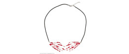Collier main squelette sanglante halloween en vente