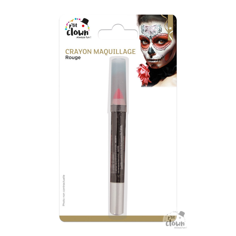 Crayon visage et corp rouge