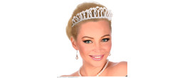 Couronne diadème en perles victorienne en vente.
