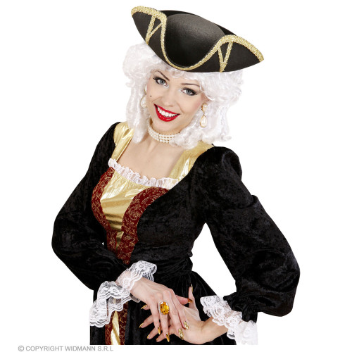 Chapeau tricorne noir 2