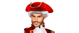 Chapeau tricorne rouge marquis