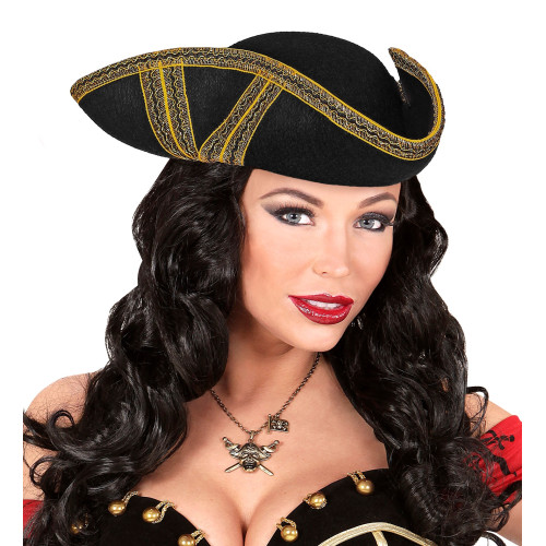 Chapeau tricorne noir