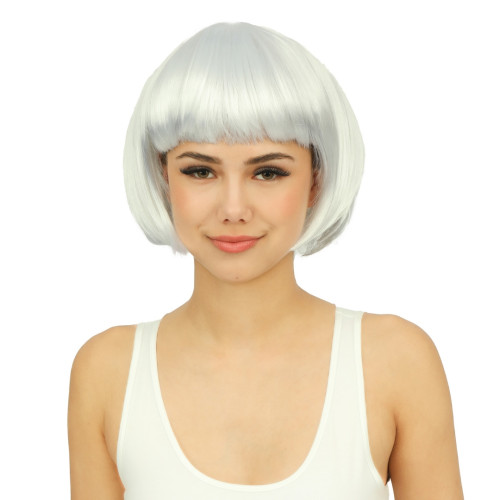 Perruque cabaret blanc