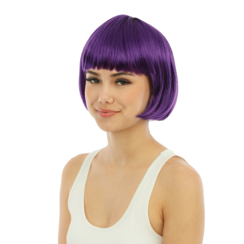Perruque cabaret violette