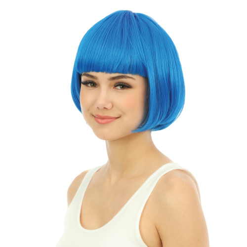 Perruque cabaret bleue