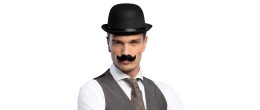 Moustache 1900 couleur noire en vente