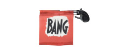 Pistolet Bang en métal en vente chez Be Happy