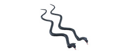 2 serpent cobra noirs de 34cm pour décoration Halloween, égyptien, oriental en vente