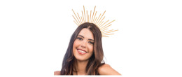 Couronne soleil doré en serre tête, déesse grecque en vente
