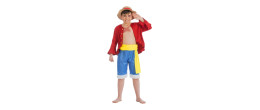 Déguisement Luffy, One piece pour enfant sous licence officiel en vente chez Be Happy et en ligne.