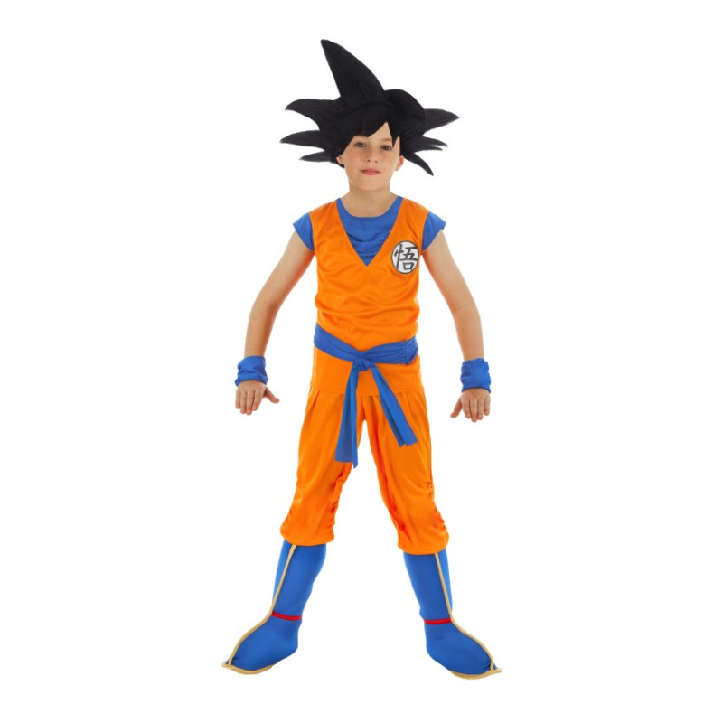 Déguisement Son Goku luxe avec accessoires pour enfant en vente chez Be Happy