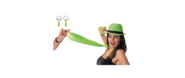 Cravate fluo verte pour adulte en vente.