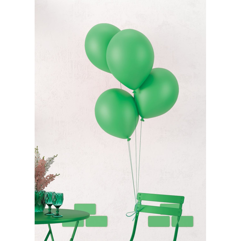 10 ballons latex 30cm vert en vente chez Be Happy. Ballon à hélium