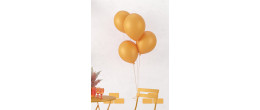 10 ballons latex 30cm orange en vente chez Be Happy. Ballon à hélium