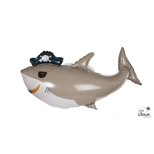 Ballon requin pirate 89cm