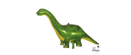 Ballon aluminium dinosaure brachiosaure vert de 107cm en vente chez Be Happy.
