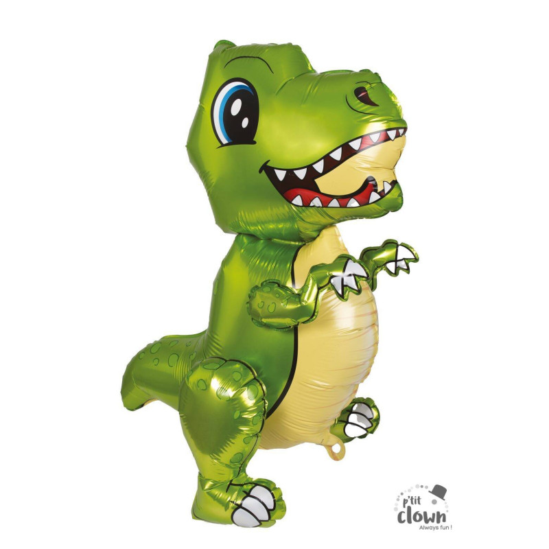 Ballon aluminium géant dinosaure T-Rex en vente chez Be Happy