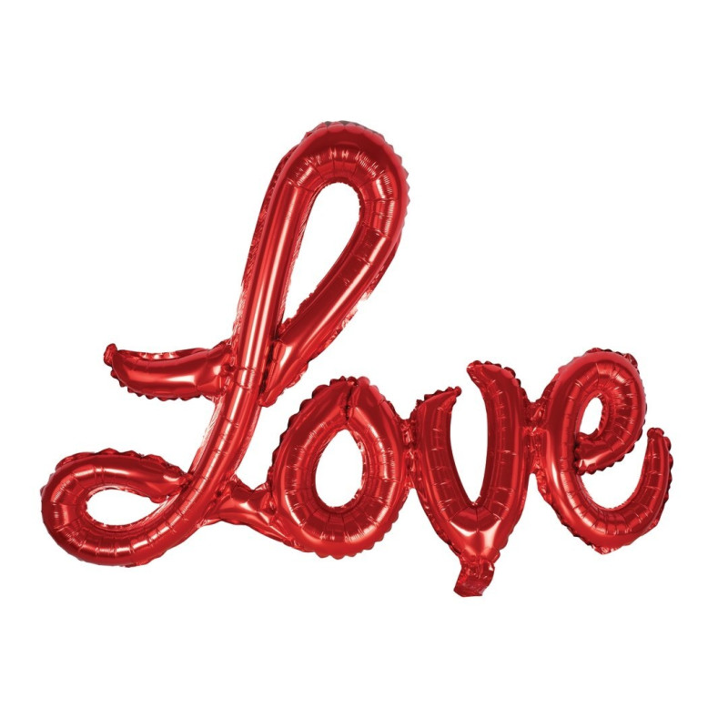 Ballon Love rouge 84cm