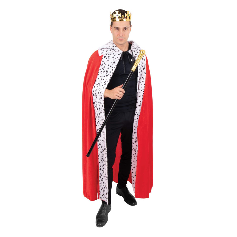 Cape de roi et reine, cape royale rouge en hermine pour adulte en vente à Paris et en ligne