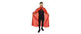 Cape rouge de 130cm avec col pour adulte en vente chez Be Happy