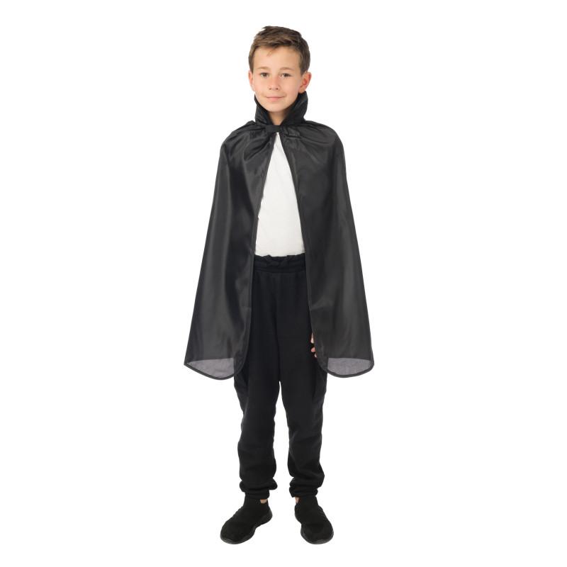 Cape enfant noire avec col de 75cm en vente.