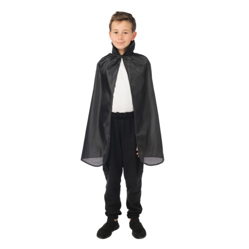 Cape enfant noire avec col de 75cm en vente.