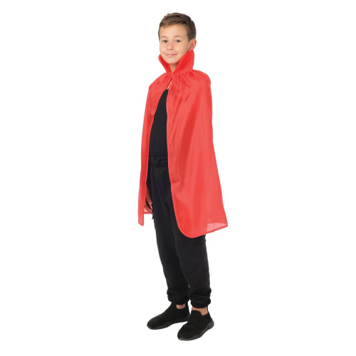 Cape enfant rouge avec col de 75cm en vente.