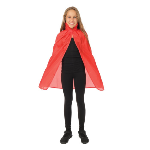 Cape enfant rouge avec col de 75cm en vente.