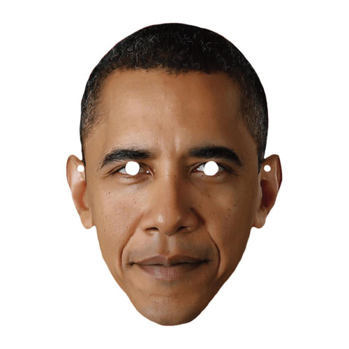 Masque président américain Barack Obama en carton en vente chez Be Happy à Paris et en ligne
