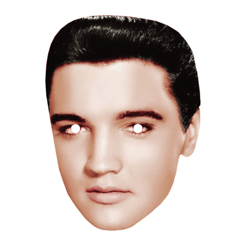 Masque célébrité musicien Elvis Presley en carton en vente chez Be Happy à Paris et en ligne