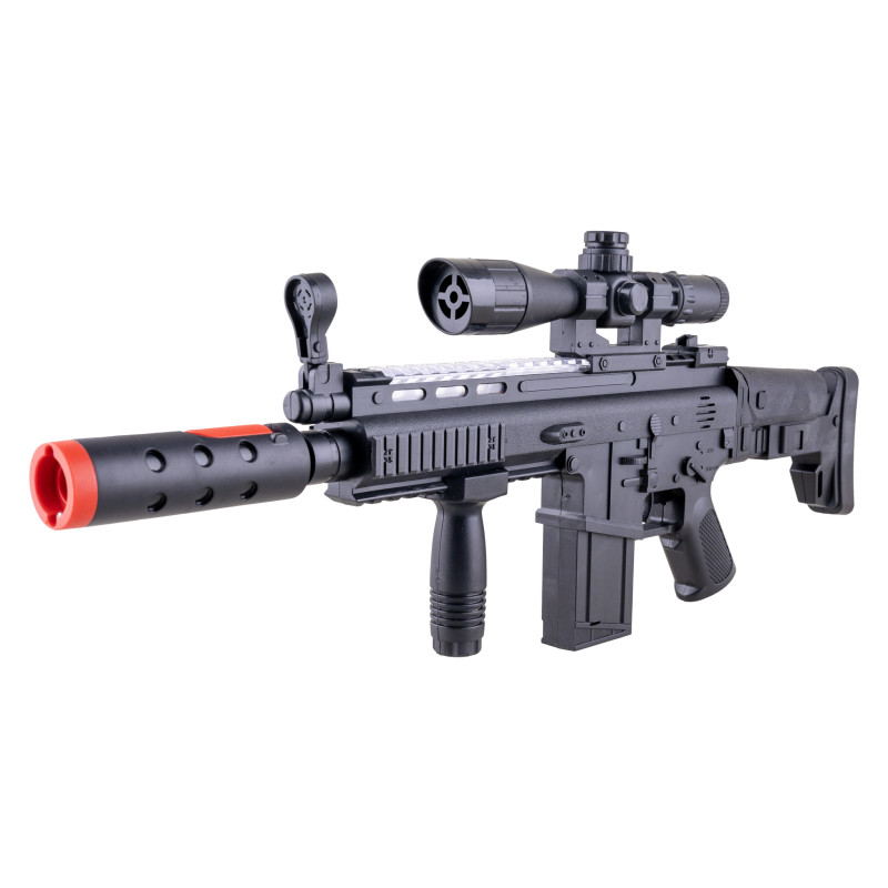 Mitraillette luxe machine gun sonore, vibrant et lumineux en vente chez Be Happy à Paris et en ligne.